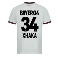 Bayer Leverkusen Granit Xhaka #34 Gostujuci Dres 2023-24 Kratak Rukav